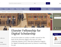 Fellowship Elsevier Dukung Penelitian Digital di Leiden University