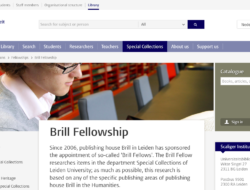Brill Fellowship 2026: Riset Koleksi Khusus Universitas Leiden