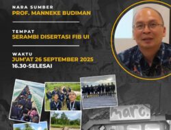 Ketua Tim Ekspedisi Patriot UI Mangoli Menjadi Narasumber dalam Diskusi Publik “Membangun Indonesia dari Periferi”