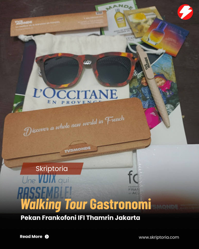 Walking Tour Gastronomi Pekan Frankofoni IFI Thamrin Jakarta